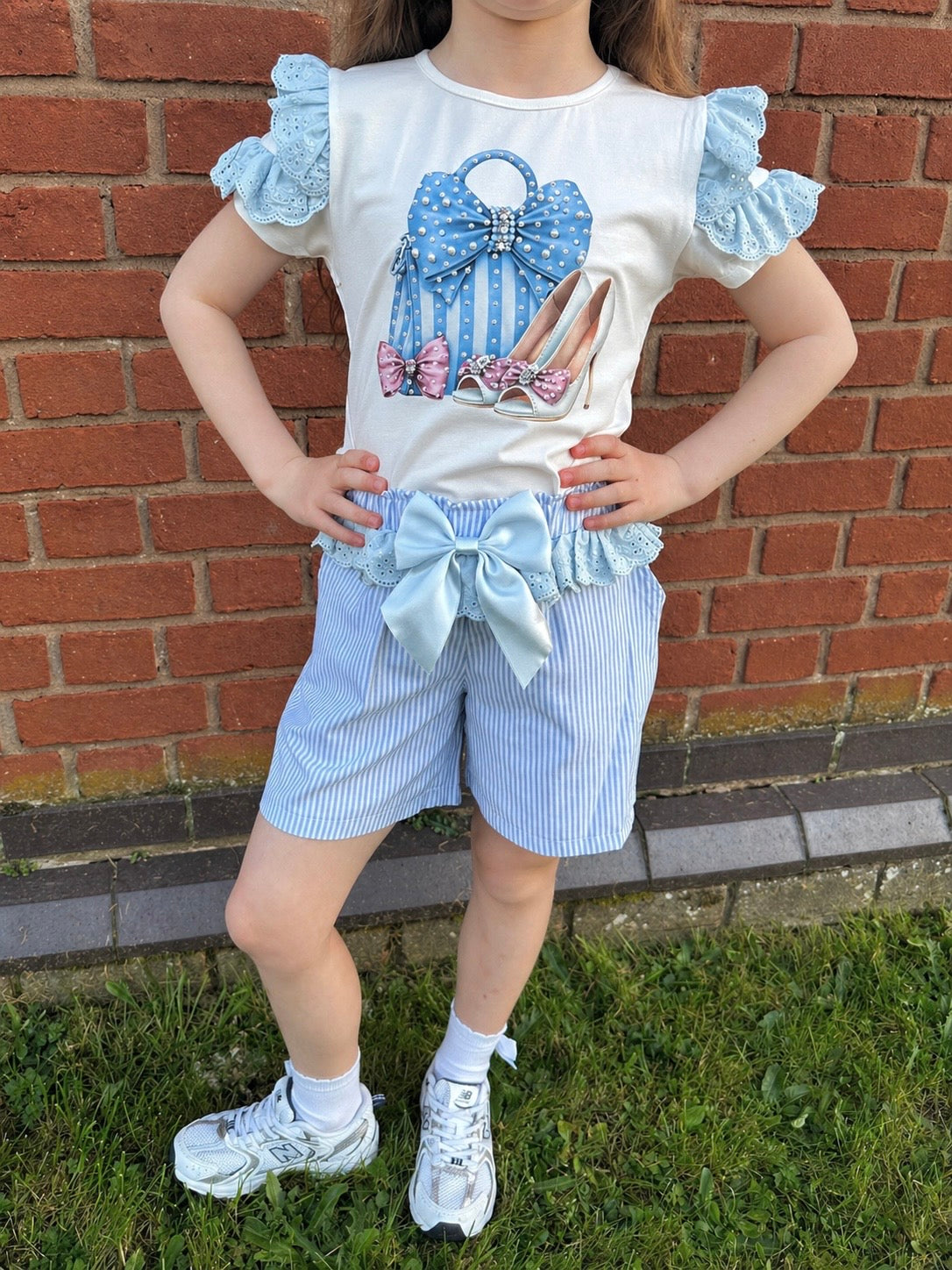 Bria Blue Bag & Shoes Co-Ord